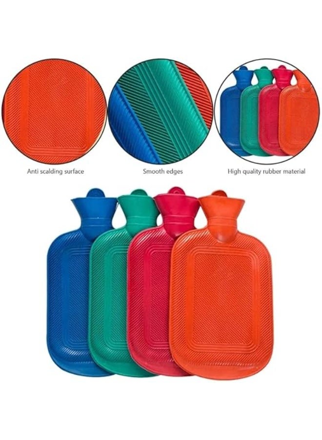 قربة مياه حرارية بغطاء قطيفة ناعم، كيس ماء ساخن لتخفيف التوتر والآلام، دفاية يد قابلة لإعادة الاستخدام - Image 4